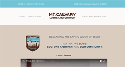 Desktop Screenshot of mtcalvaryflagstaff.org