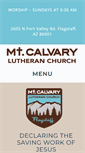 Mobile Screenshot of mtcalvaryflagstaff.org