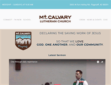 Tablet Screenshot of mtcalvaryflagstaff.org